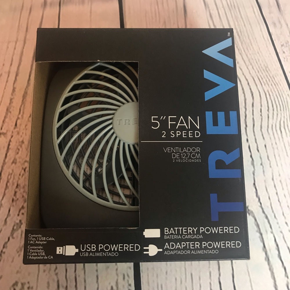 TREVA 5” PORTABLE FAN